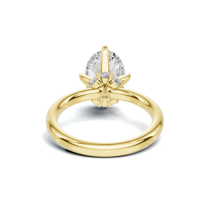 Marquise Side Accents Ring