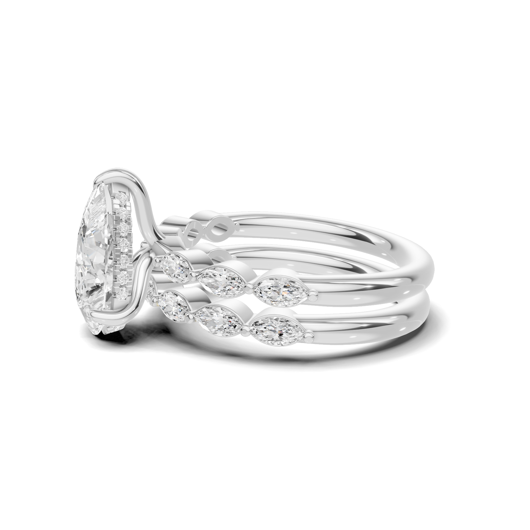 Marquise Stackable Ring