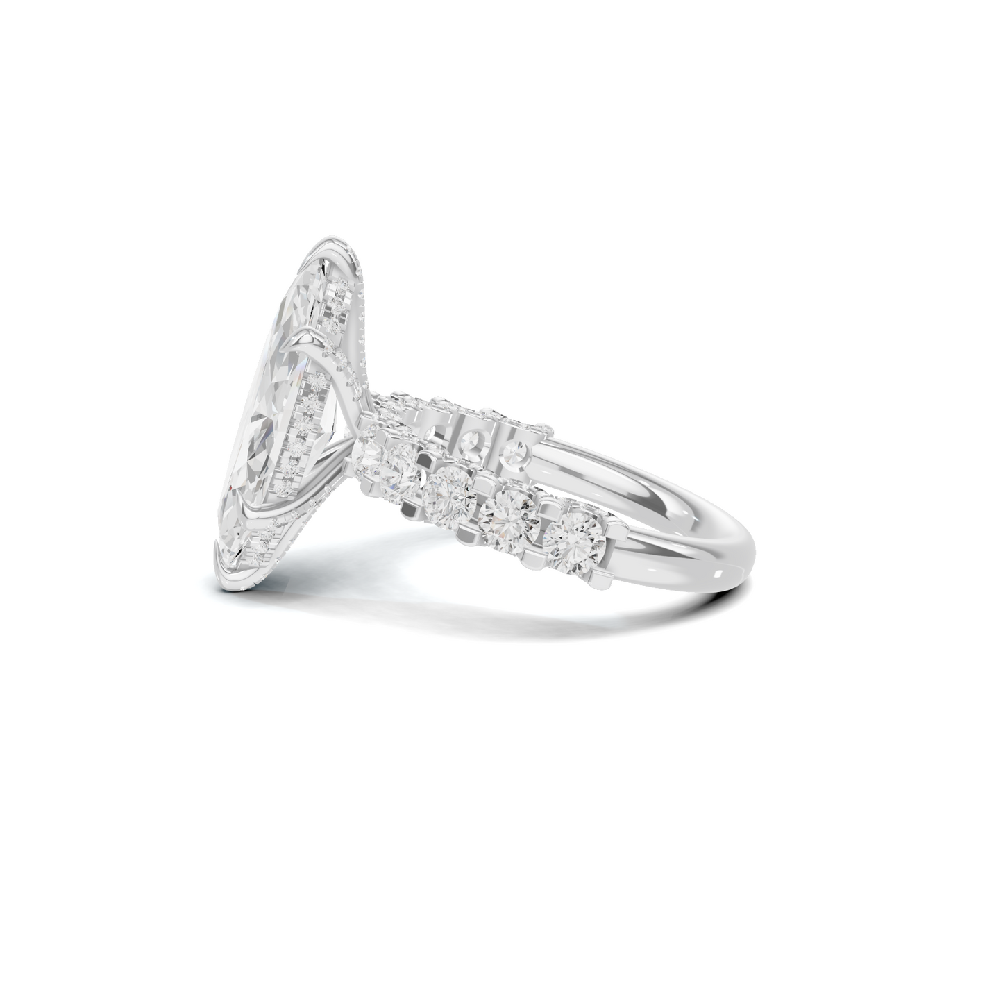 Marquise Statement Prong Ring
