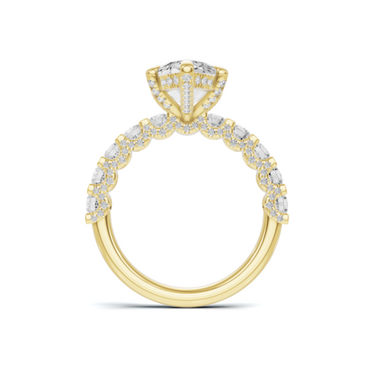 Marquise Statement Prong Ring