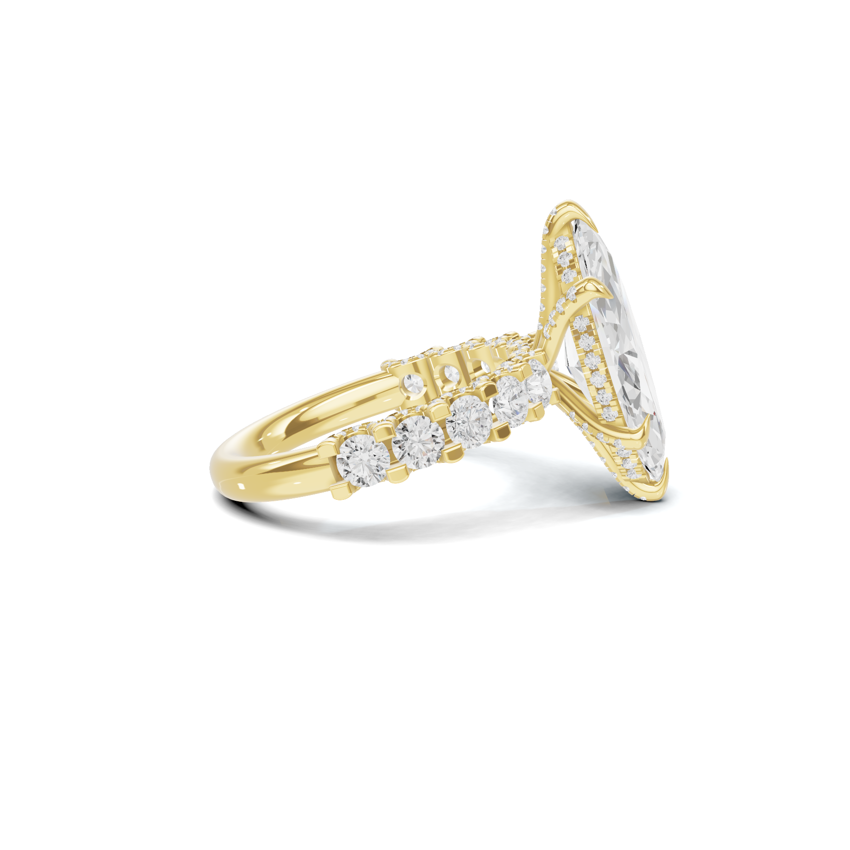 Marquise Statement Prong Ring