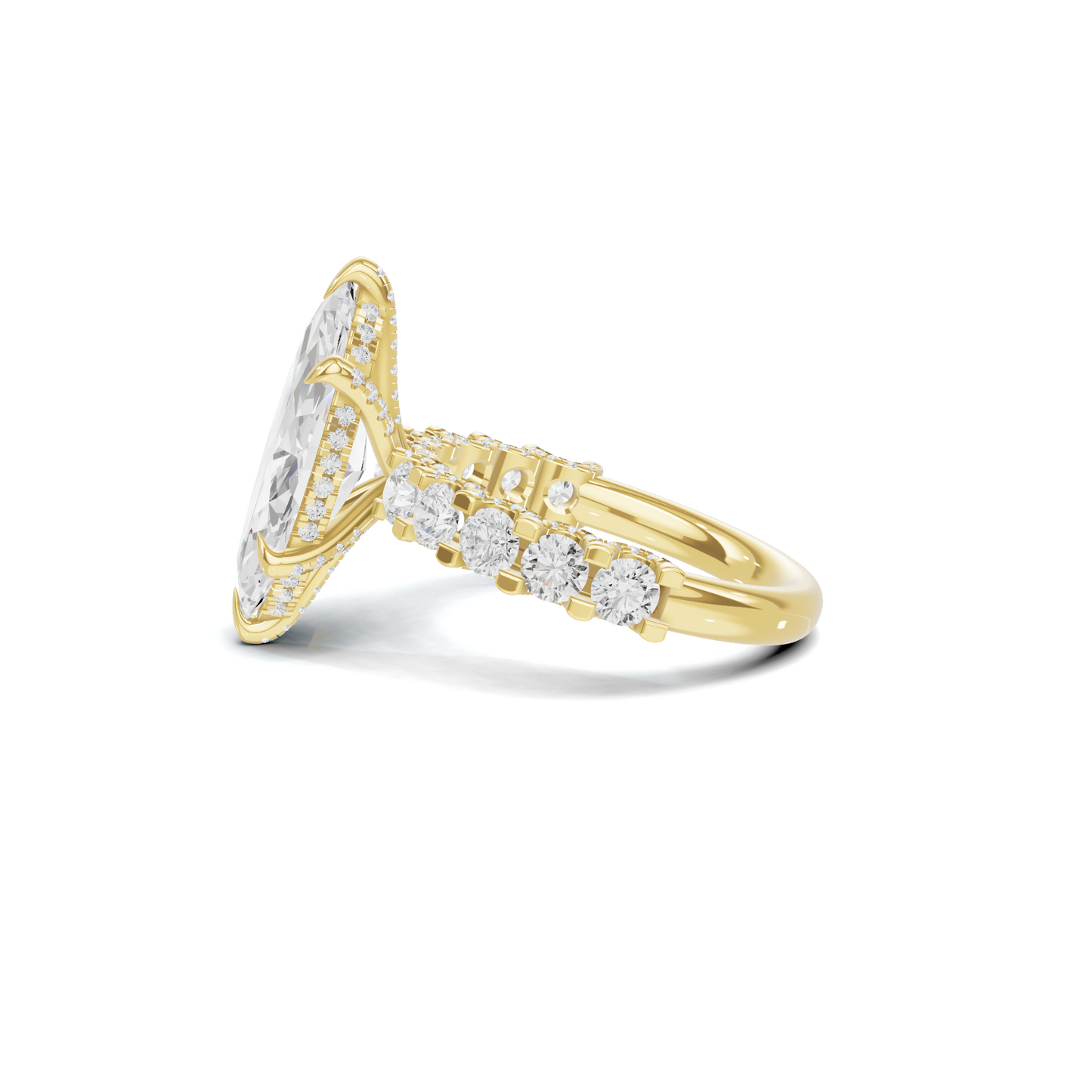 Marquise Statement Prong Ring