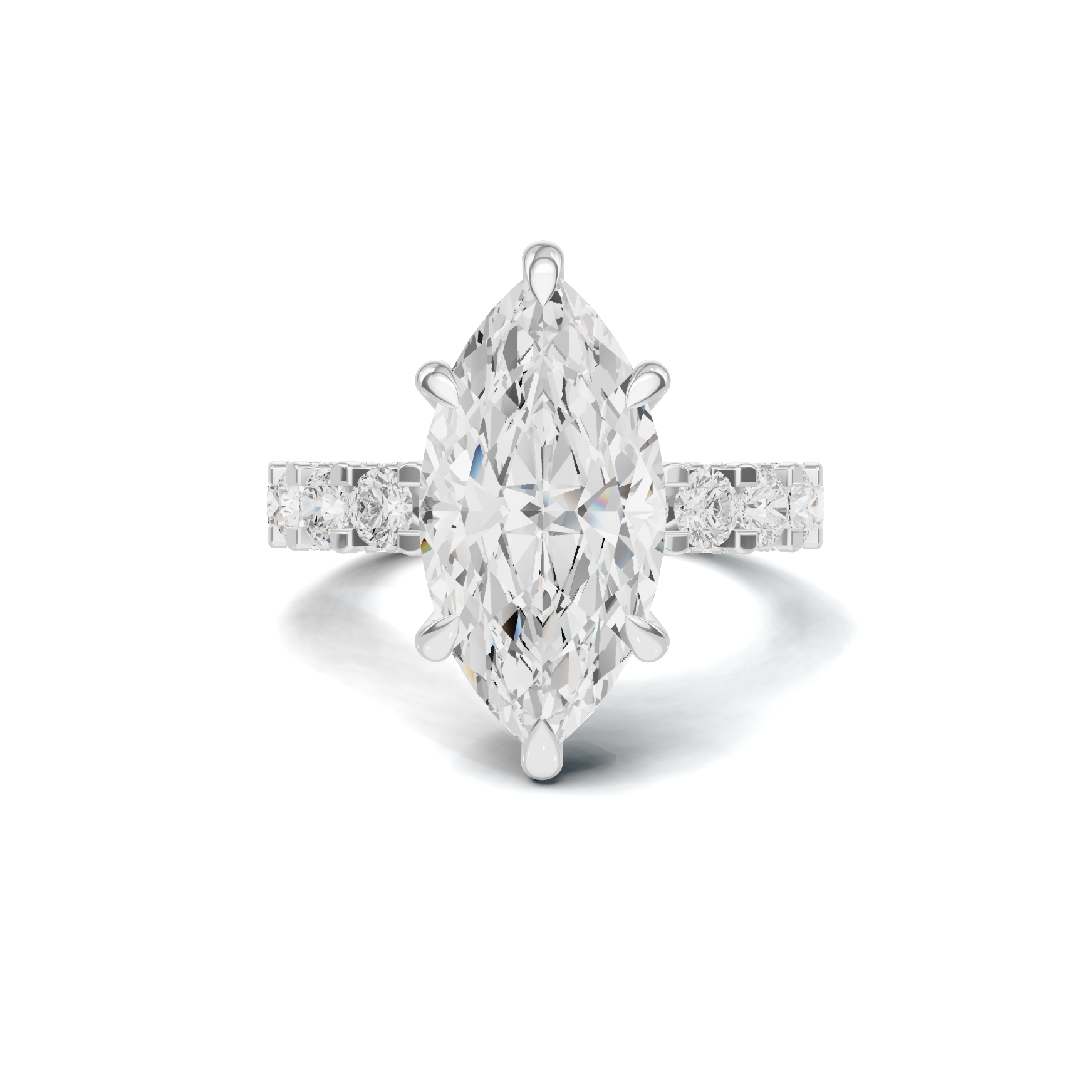 Marquise Statement Prong Ring