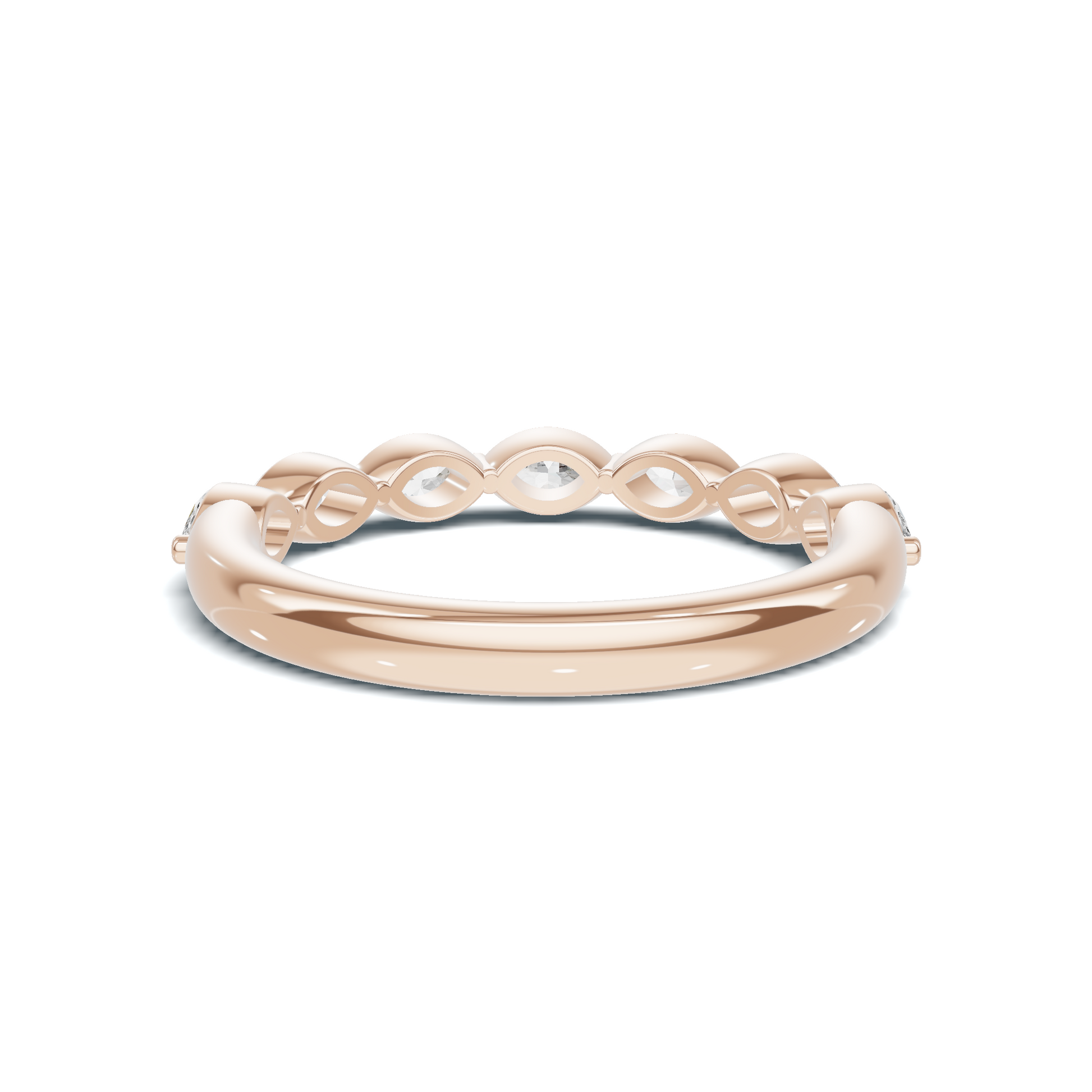 Marquise Stone Band Ring