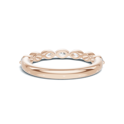 Marquise Stone Band Ring