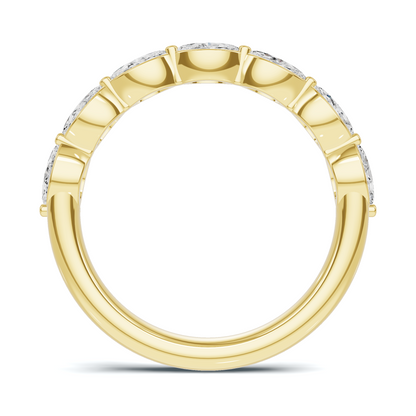 Marquise Stone Band Ring