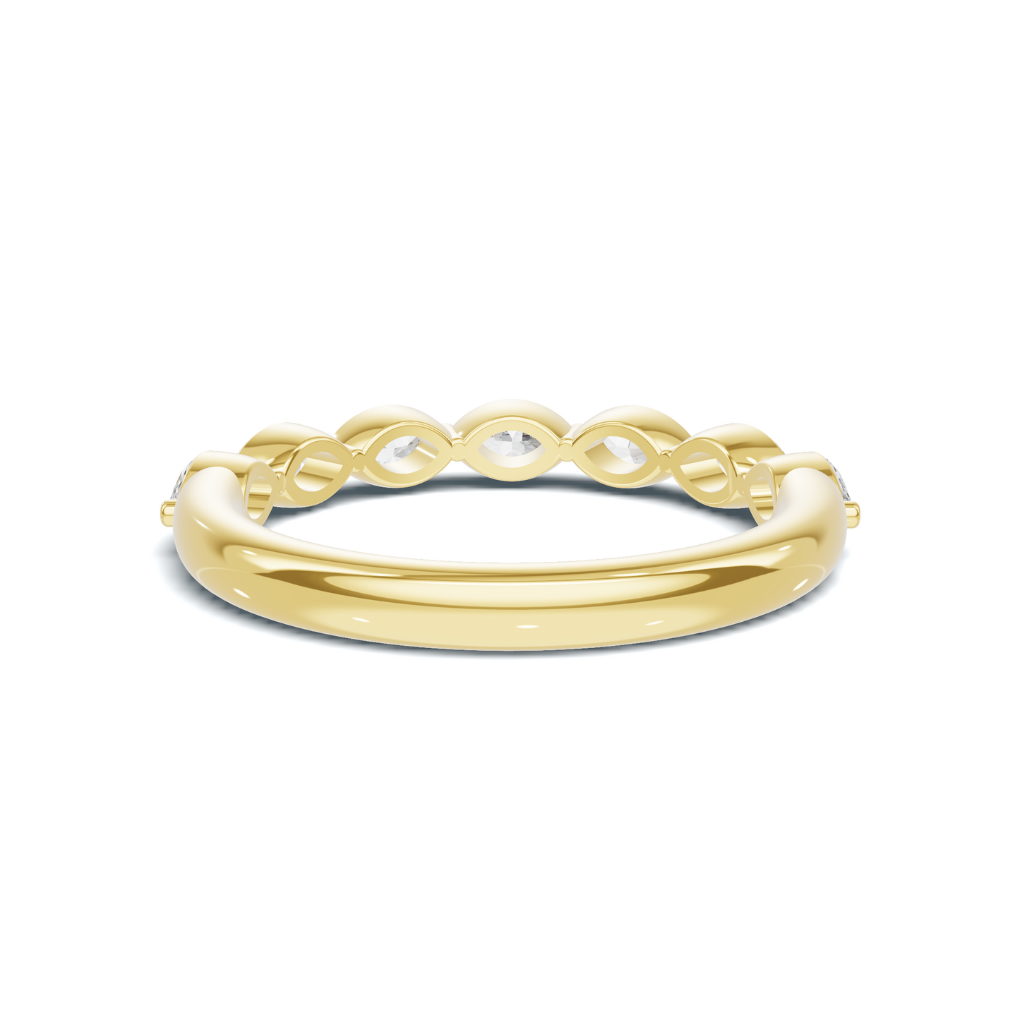 Marquise Stone Band Ring