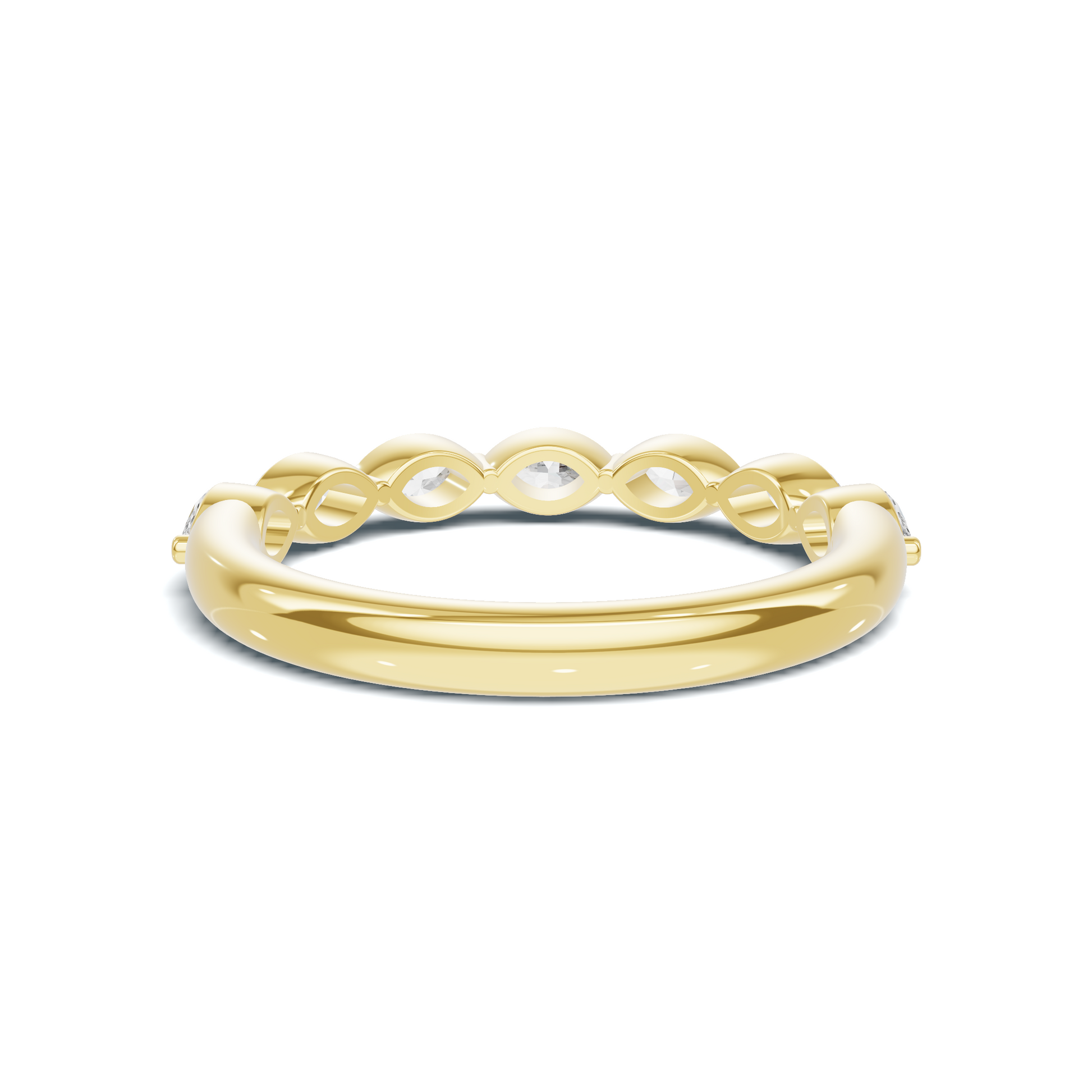 Marquise Stone Band Ring