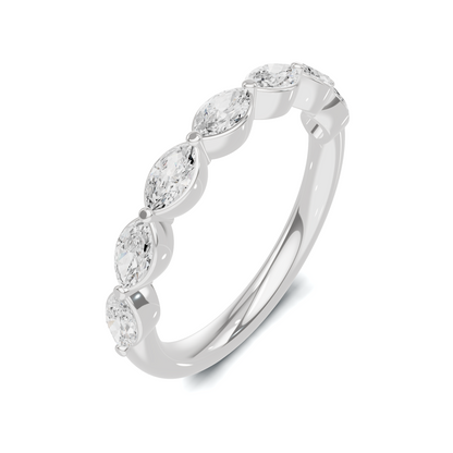 Marquise Stone Band Ring