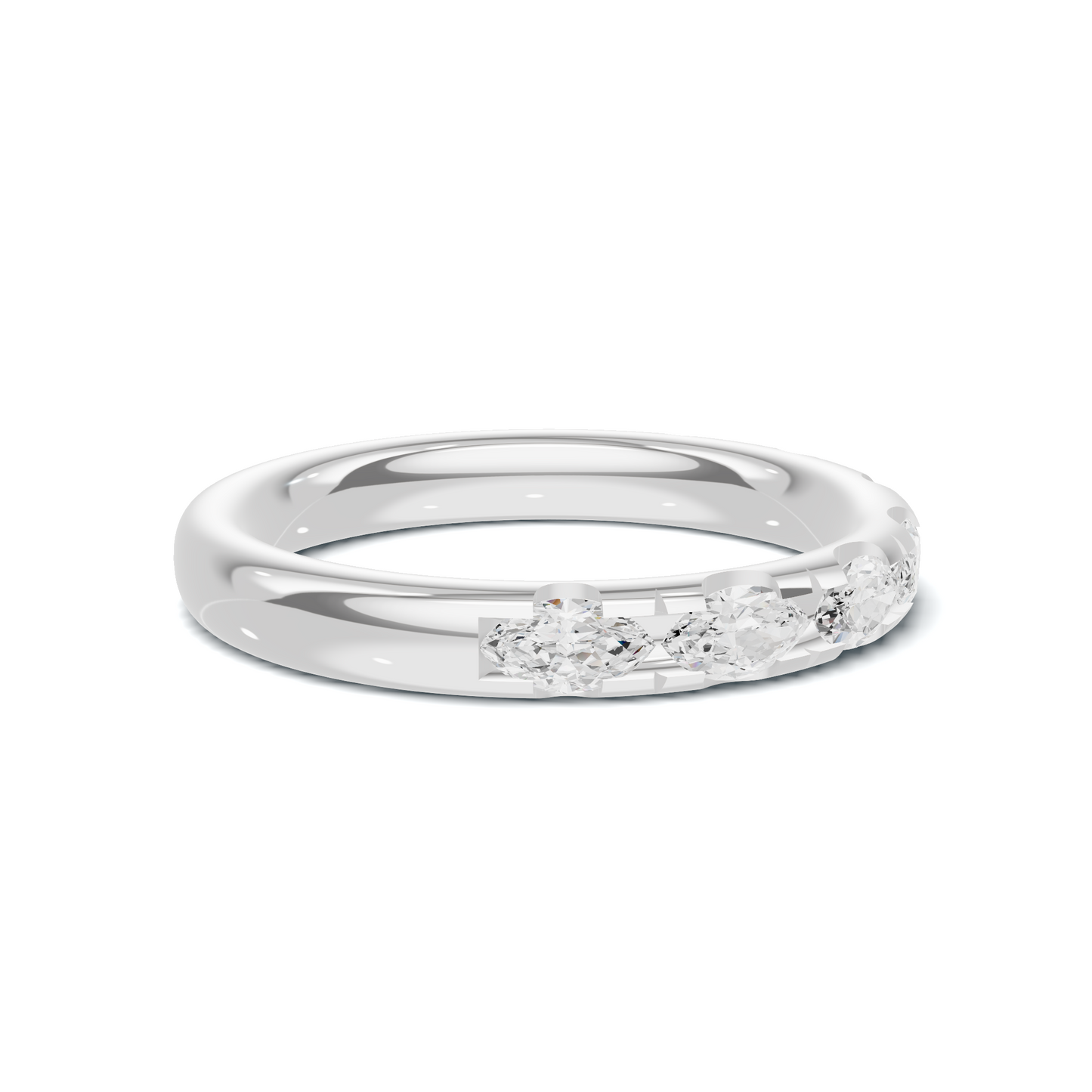 Marquise Stone Eternity Ring