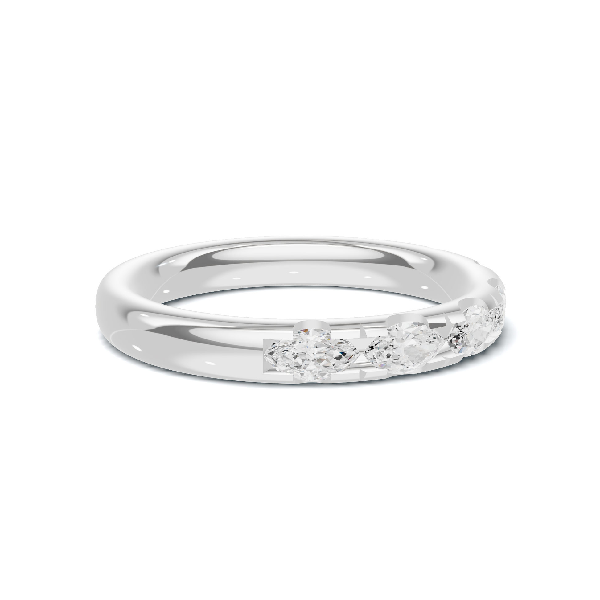 Marquise Stone Eternity Ring