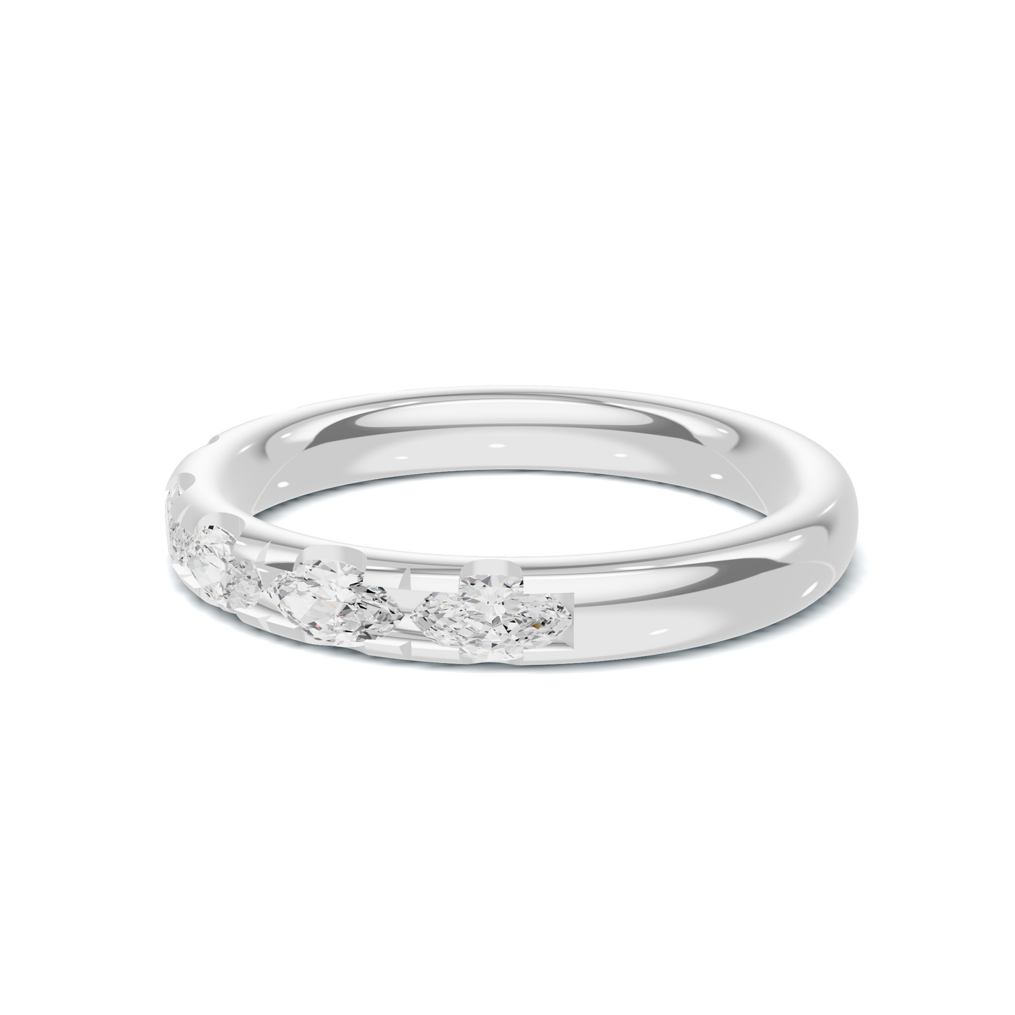 Marquise Stone Eternity Ring