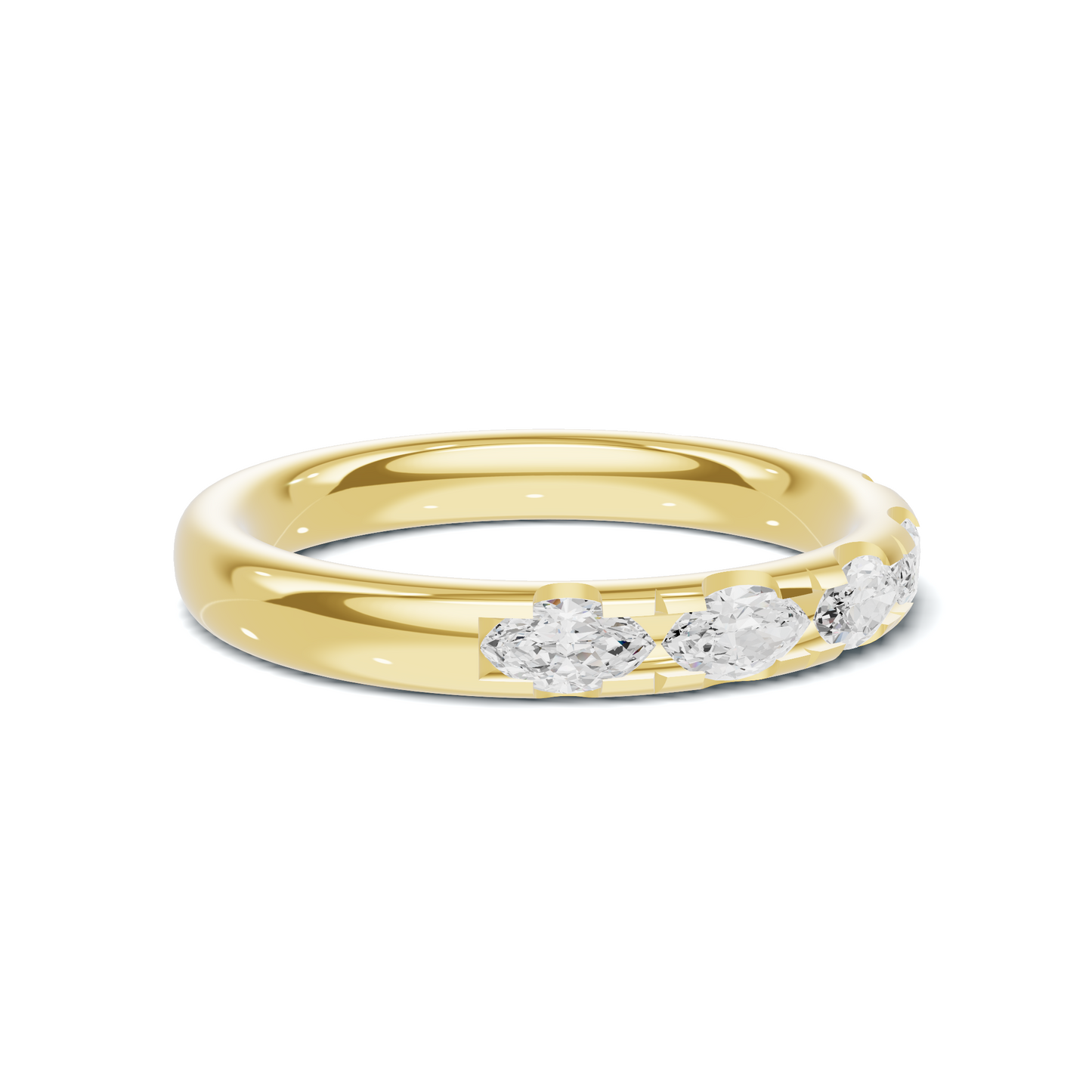 Marquise Stone Eternity Ring