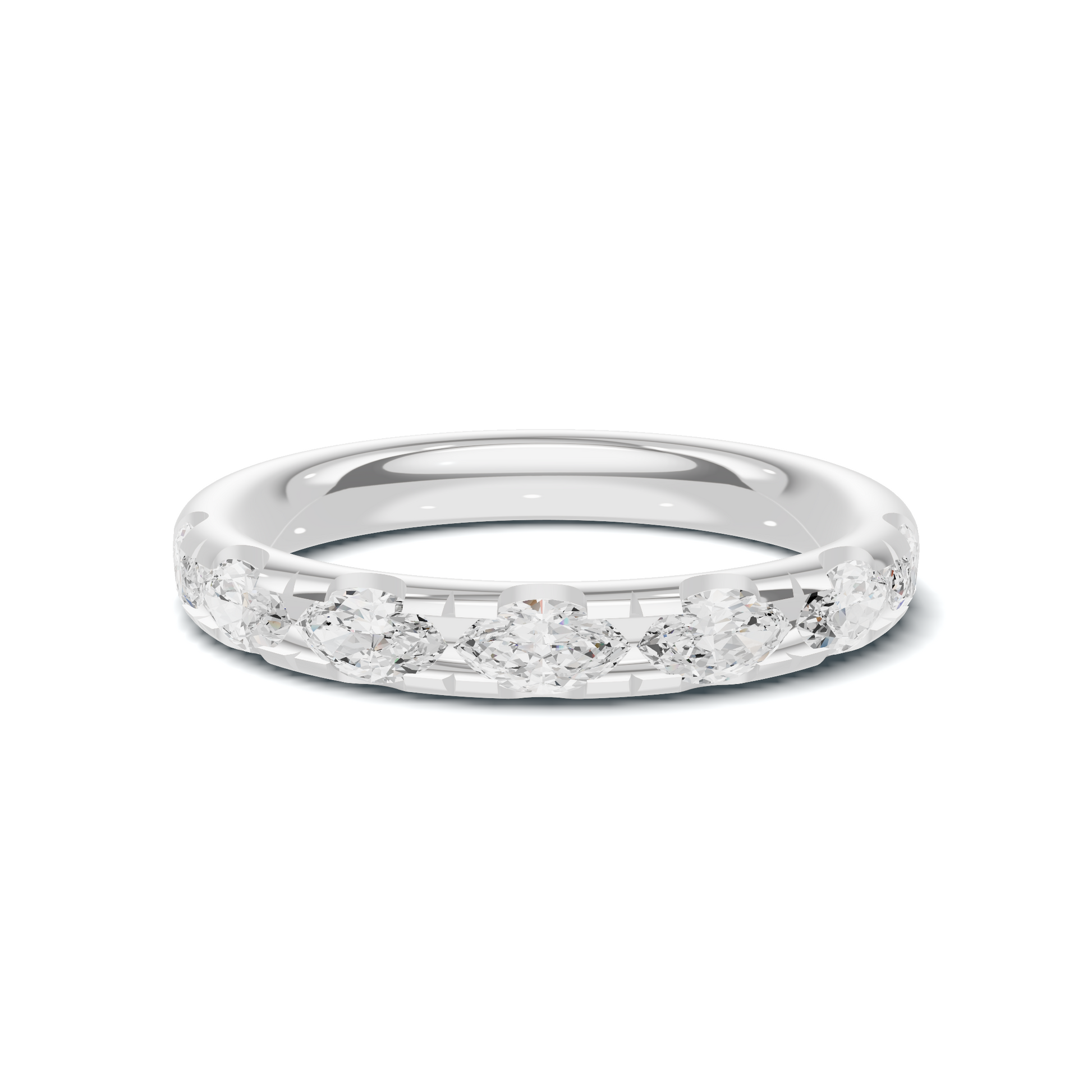 Marquise Stone Eternity Ring