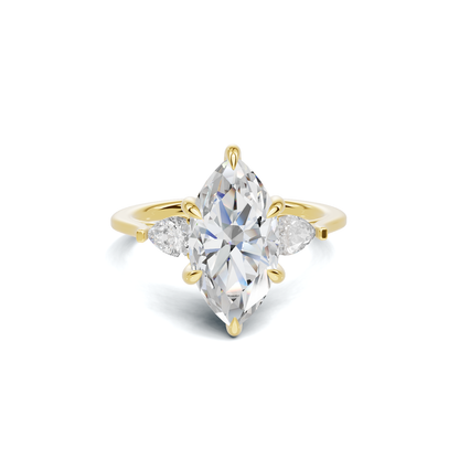 Marquise Three Stone Ring