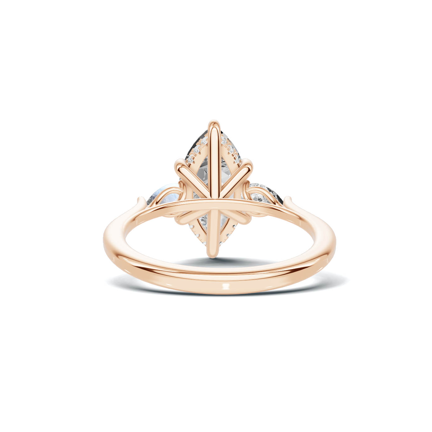 Marquise Three Stone Ring