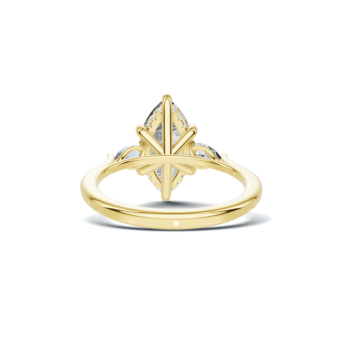 Marquise Three Stone Ring