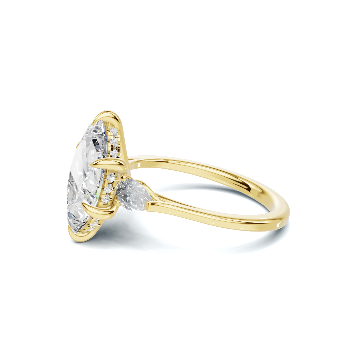 Marquise Three Stone Ring