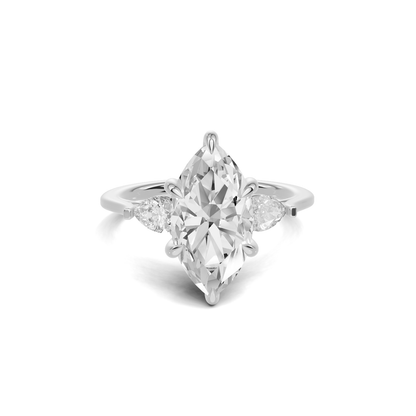 Marquise Three Stone Ring