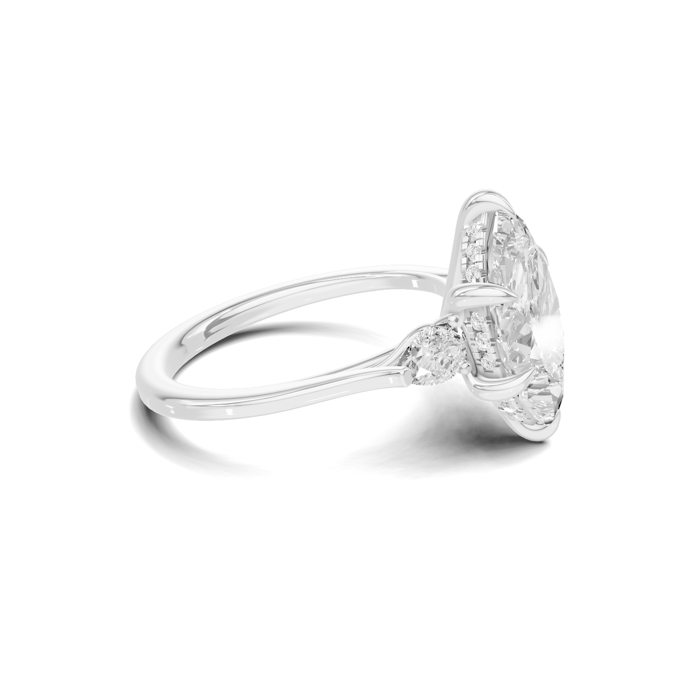 Marquise Three Stone Ring