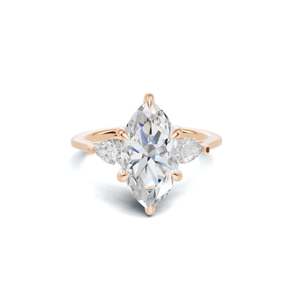 Marquise Three Stone Ring