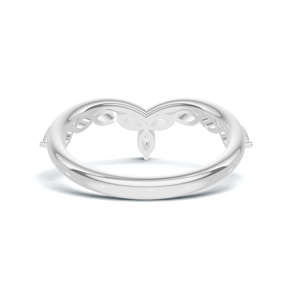 Marquise V Band Ring