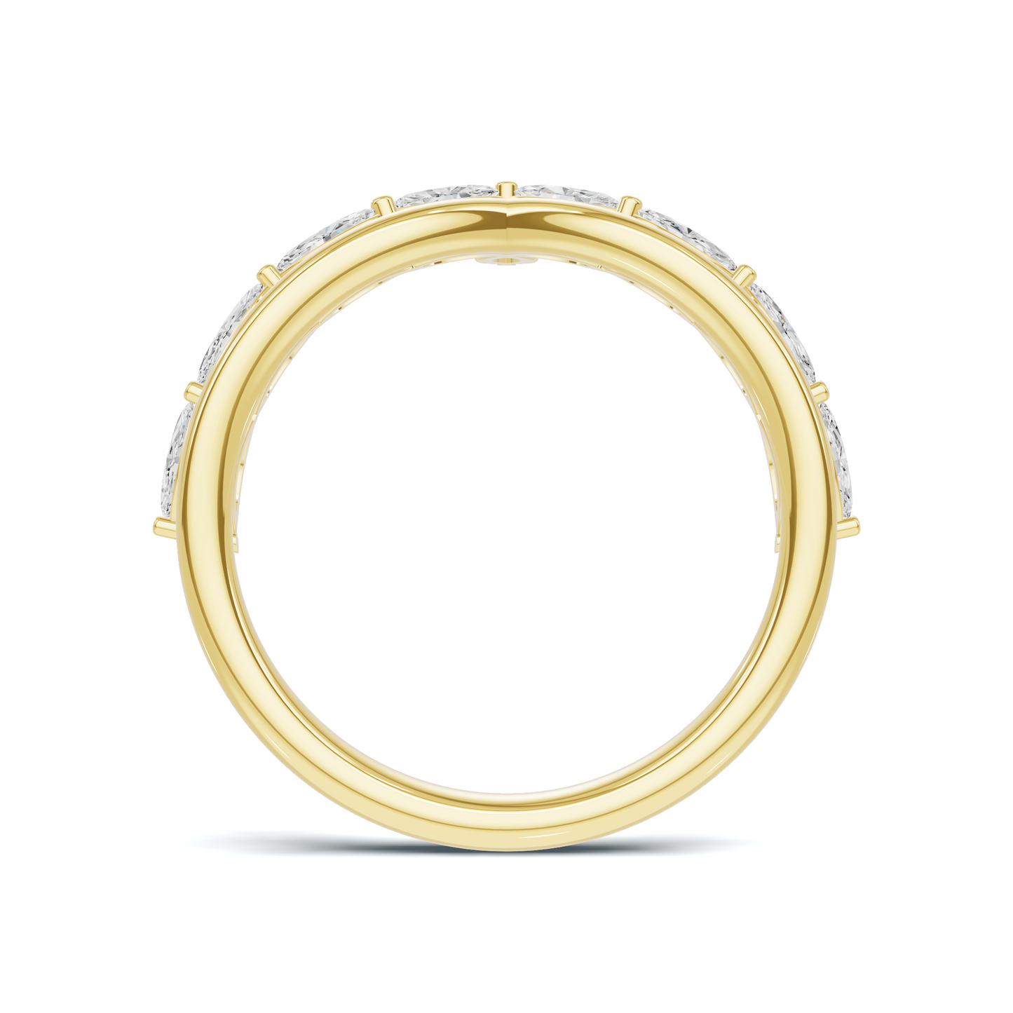 Marquise V Band Ring