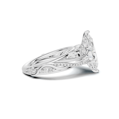 Marquise Vine Leaf Ring