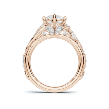 Marquise Vine Leaf Ring