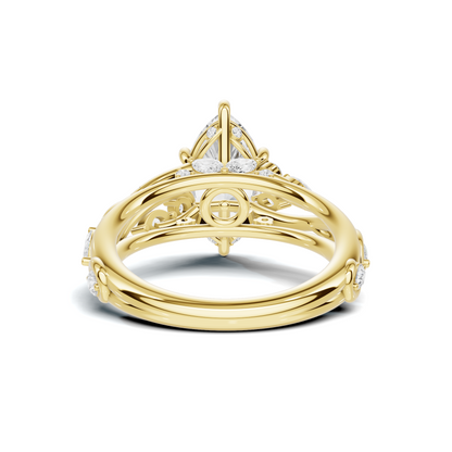 Marquise Vine Leaf Ring