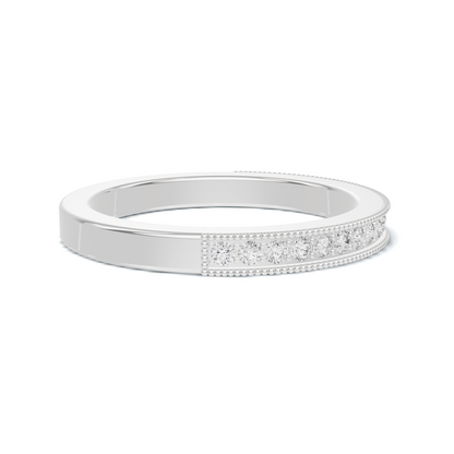 Milgrain Beaded Eternity Ring