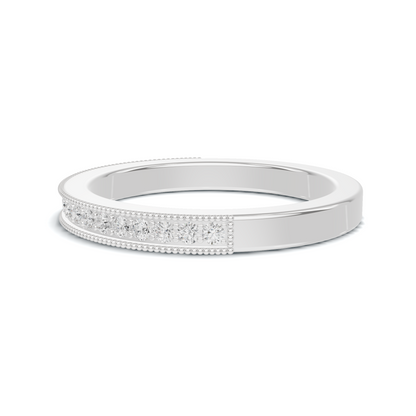 Milgrain Beaded Eternity Ring