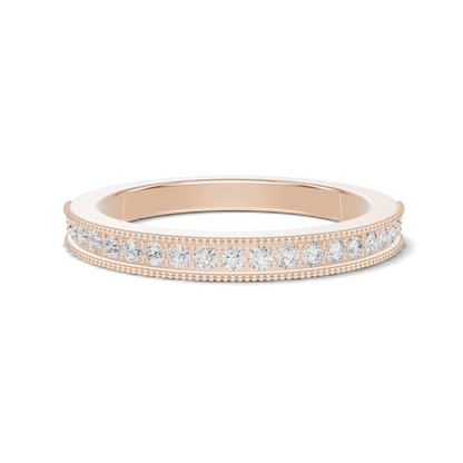 Milgrain Beaded Eternity Ring