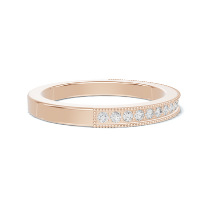 Milgrain Beaded Eternity Ring