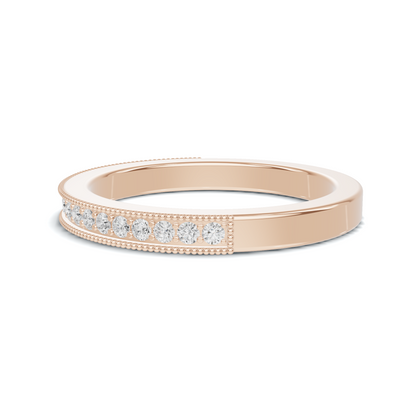 Milgrain Beaded Eternity Ring