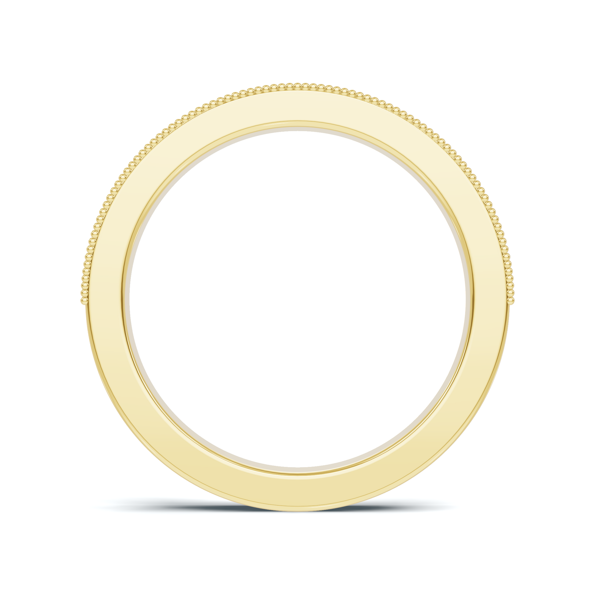 Milgrain Beaded Eternity Ring