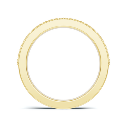 Milgrain Beaded Eternity Ring