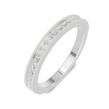 Milgrain Beaded Eternity Ring