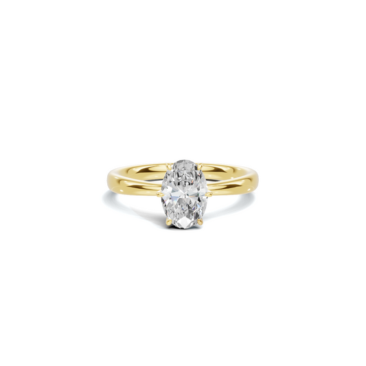 Minimalist Prong Setting Ring