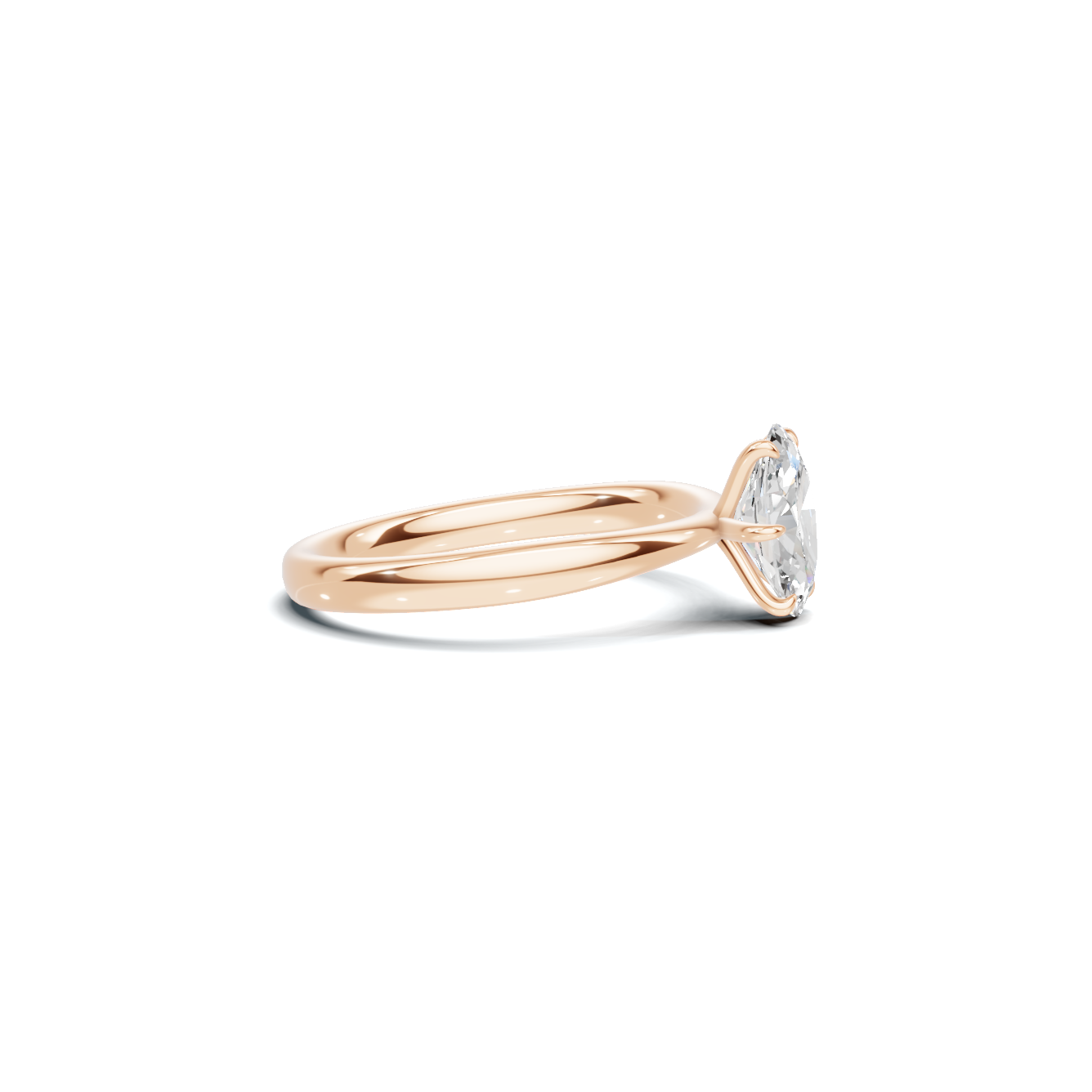 Minimalist Prong Setting Ring