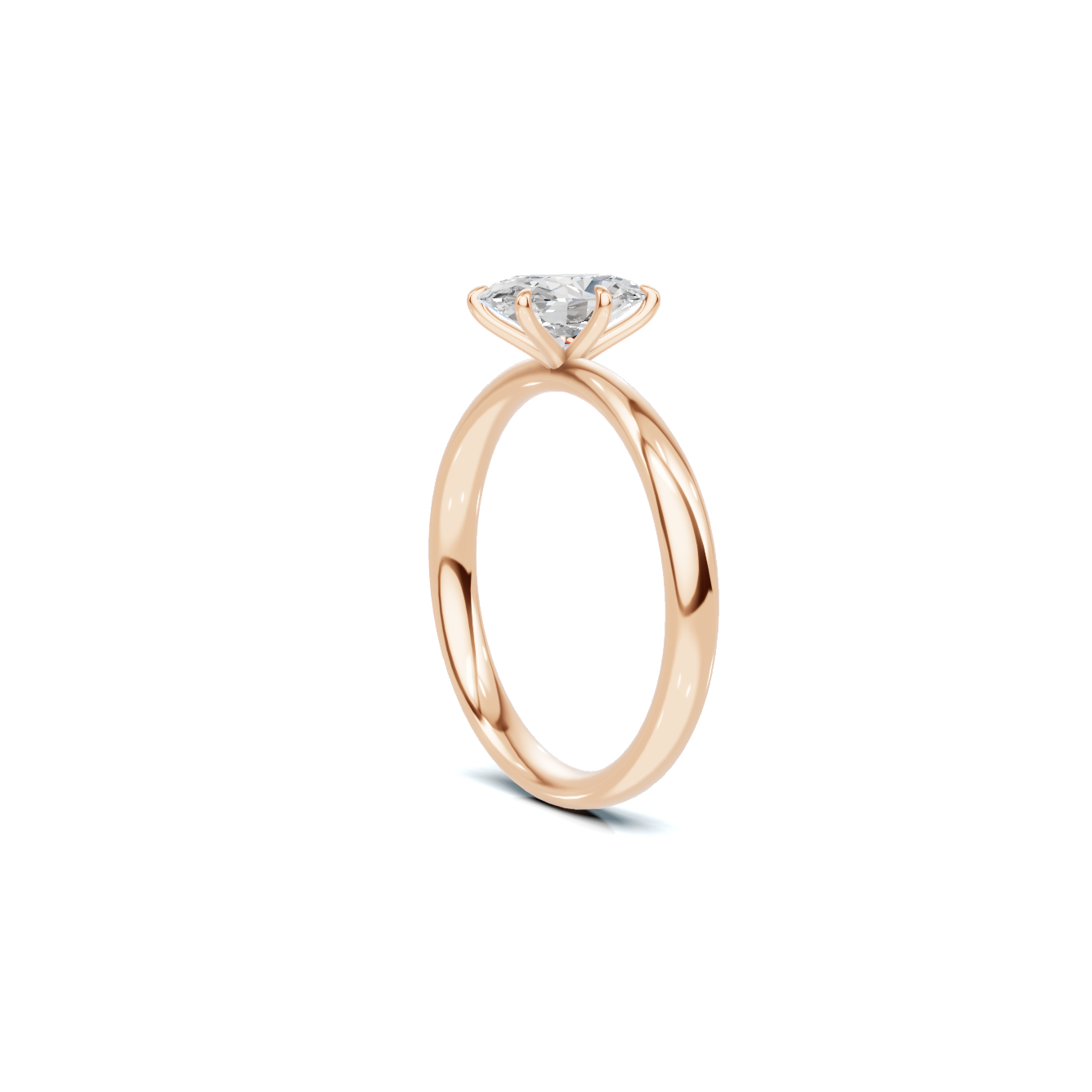 Minimalist Prong Setting Ring