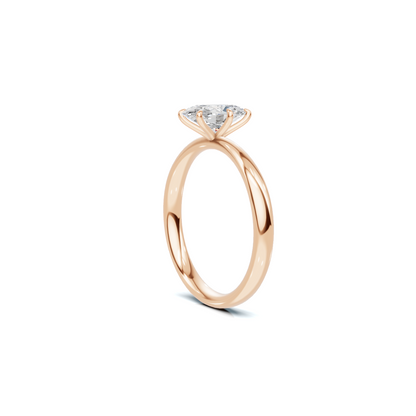 Minimalist Prong Setting Ring