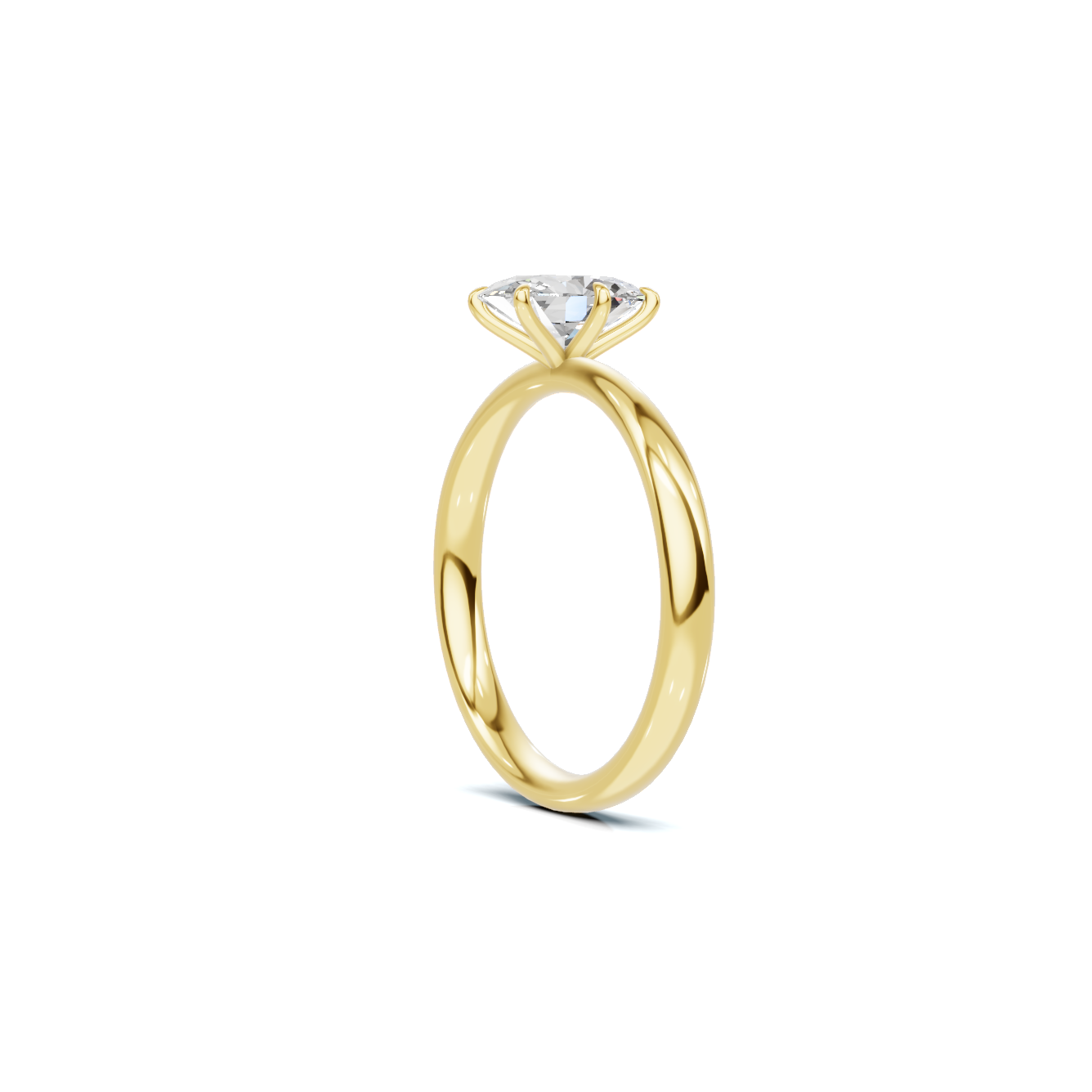 Minimalist Prong Setting Ring