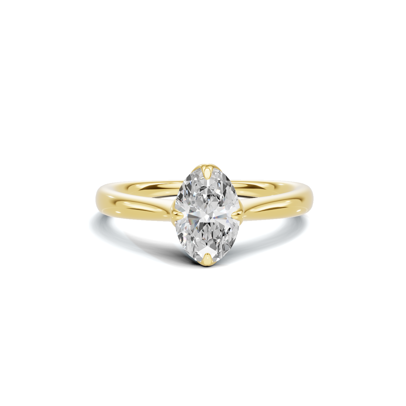 Minimalist Solitaire Setting Ring