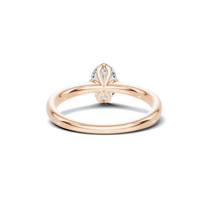 Minimalist Solitaire Setting Ring