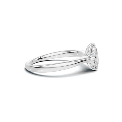 Minimalist Solitaire Setting Ring