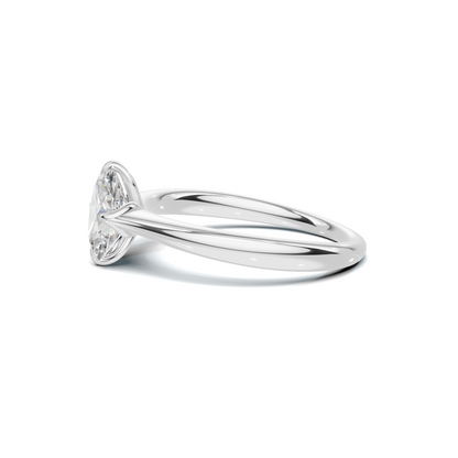 Minimalist Solitaire Setting Ring