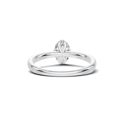 Minimalist Solitaire Setting Ring