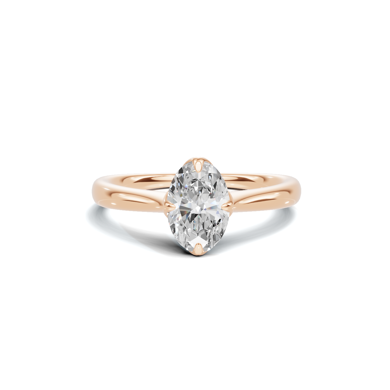Minimalist Solitaire Setting Ring