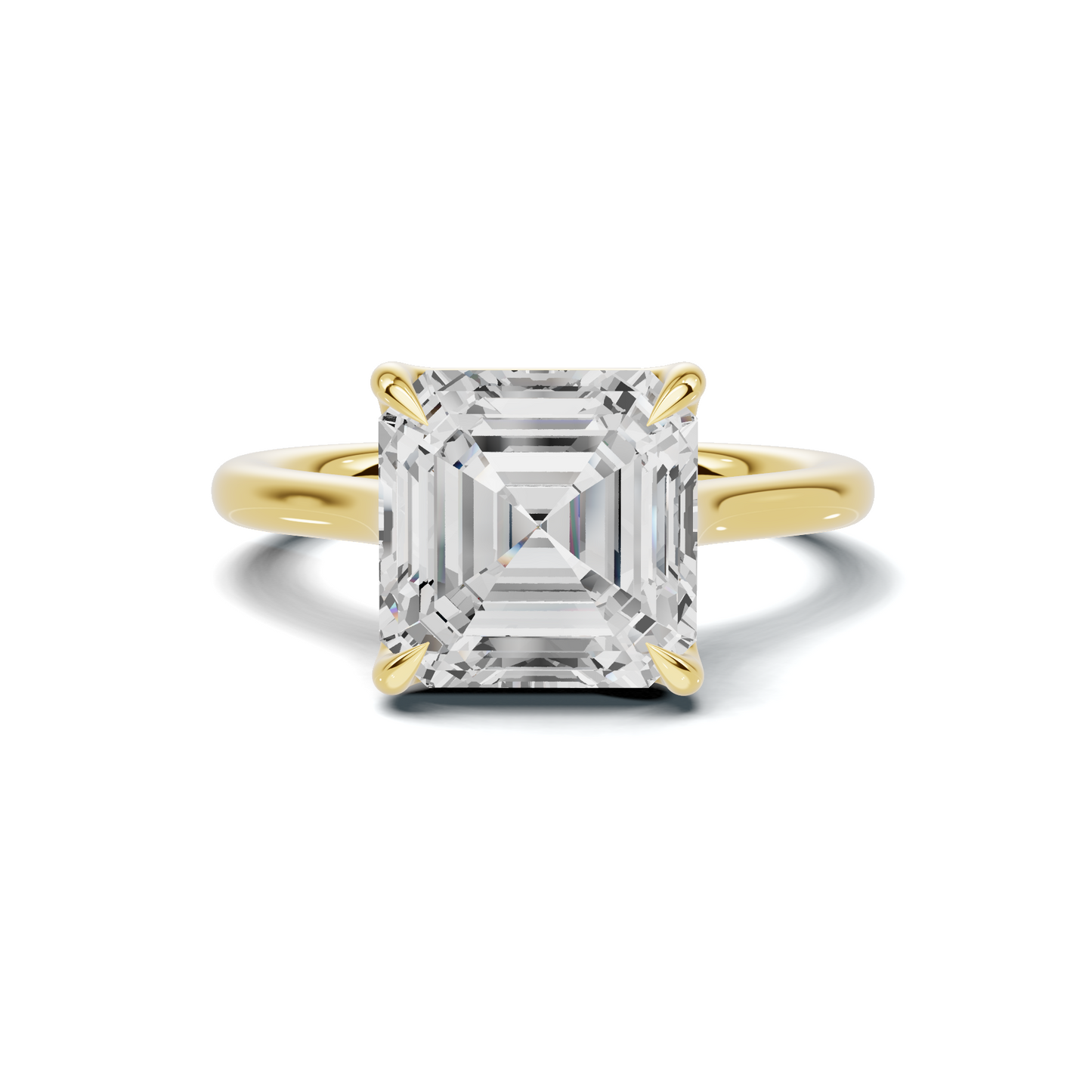Minimalist Solitaire Statement Ring